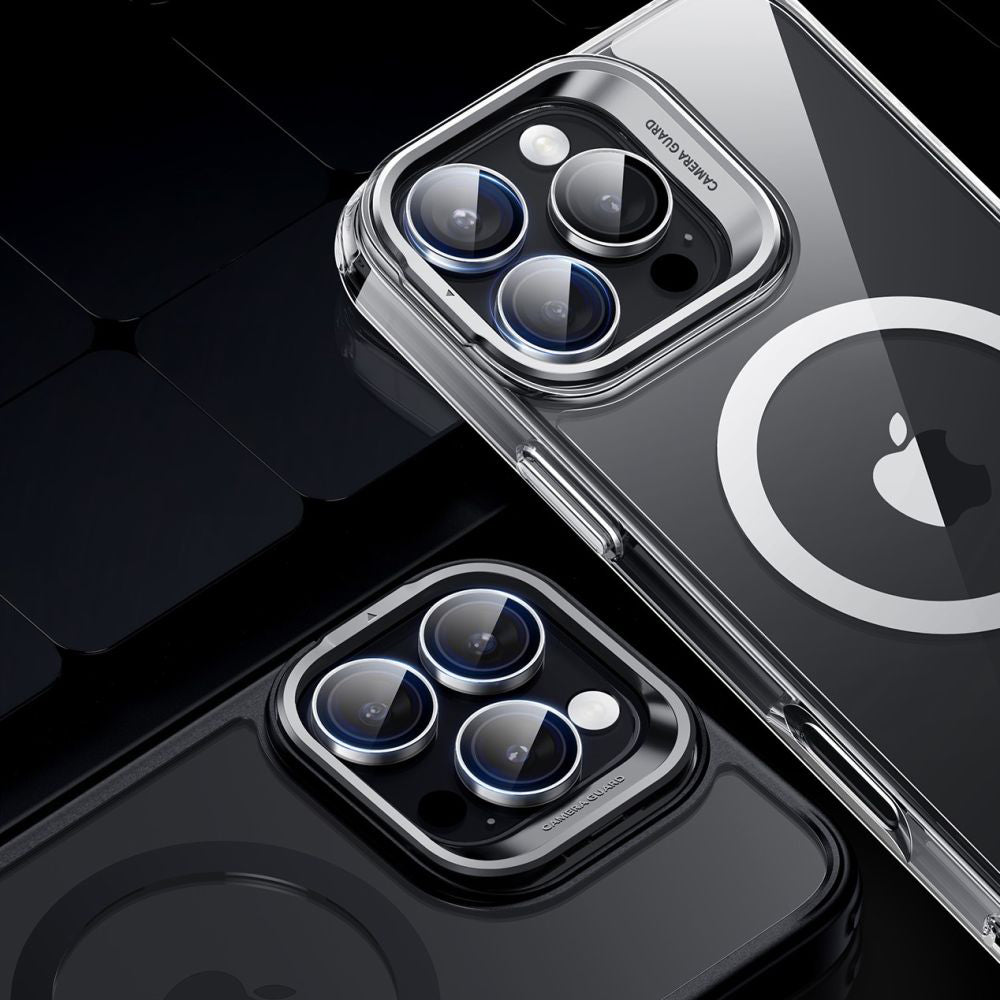 Kameraglas für iPhone 17 Pro Max / 17 Pro / 16 Pro Max / 16 Pro, ESR Armorite Camera Protector, Transparent mit schwarzen Rahmen