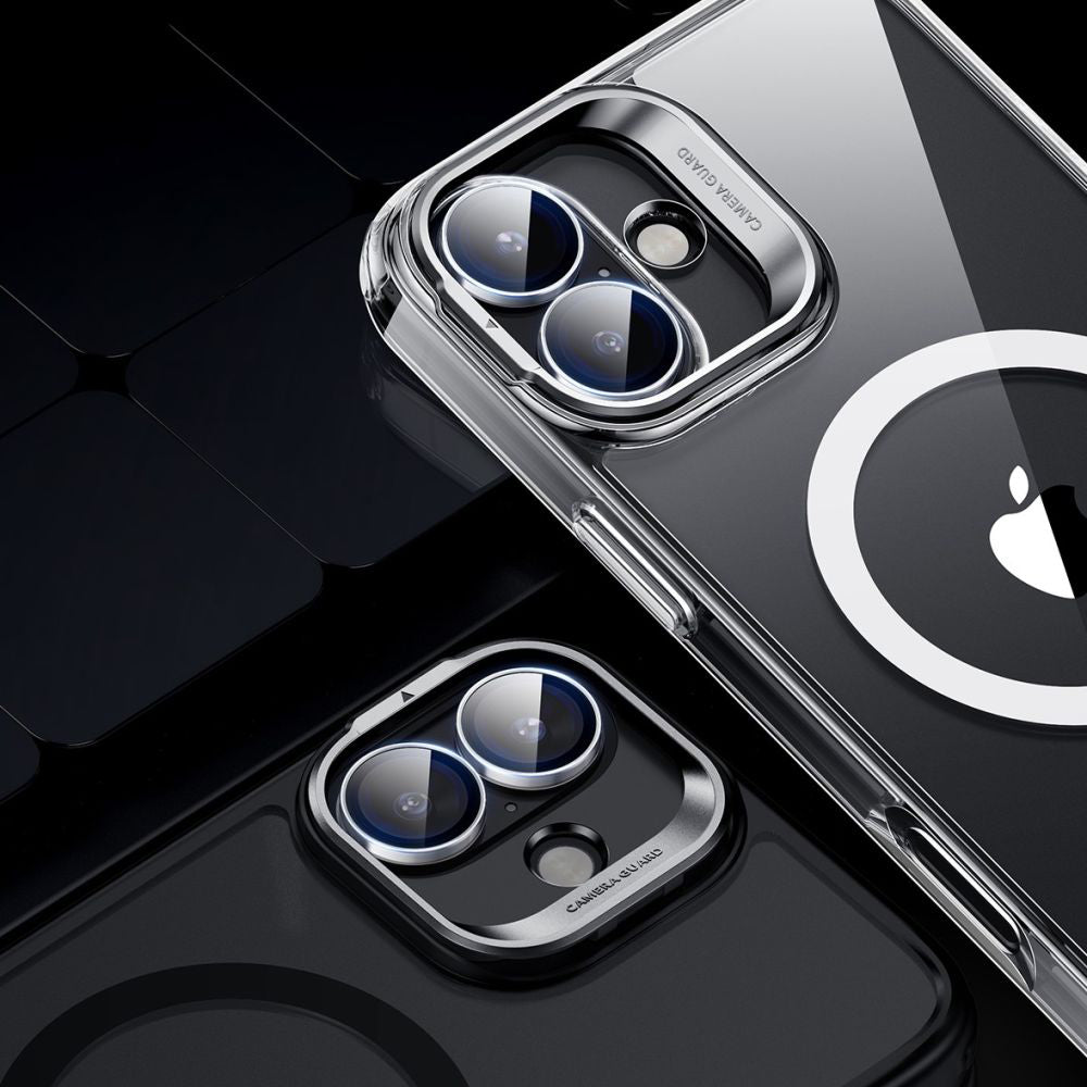 Kameraglas für iPhone 17 / 16 / 16 Plus, ESR Armorite Camera Protector, Transparent mit schwarzen Rahmen