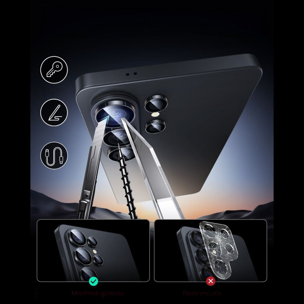 Kameraglas für Samsung Galaxy S26 Ultra, ESR Armorite Camera Protector, Schwarz