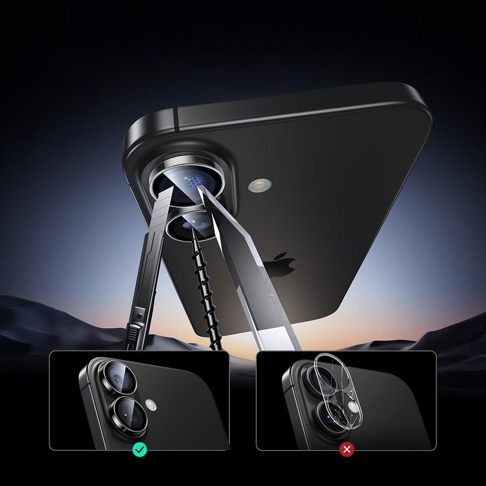 Kameraglas für iPhone 17 / 16 Plus / 16, ESR Armorite Camera Protector, Transparent