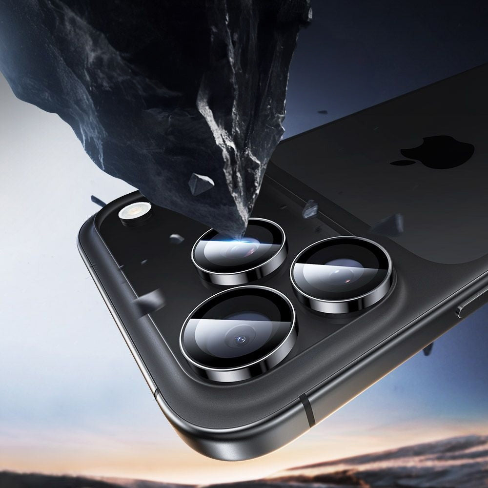 Kameraglas für iPhone 17 Pro / Pro Max / 16 Pro / Pro Max, ESR Armorite Camera Protector, Schwarz