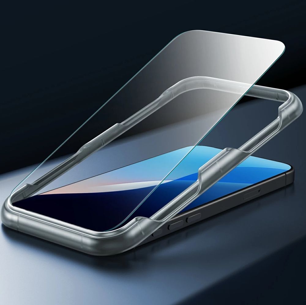 Handyhülle + Gehärtetes Glas für Bildschirm für iPhone 16 mit MagSafe, ESR Classic Hybrid HaloLock, Transparent