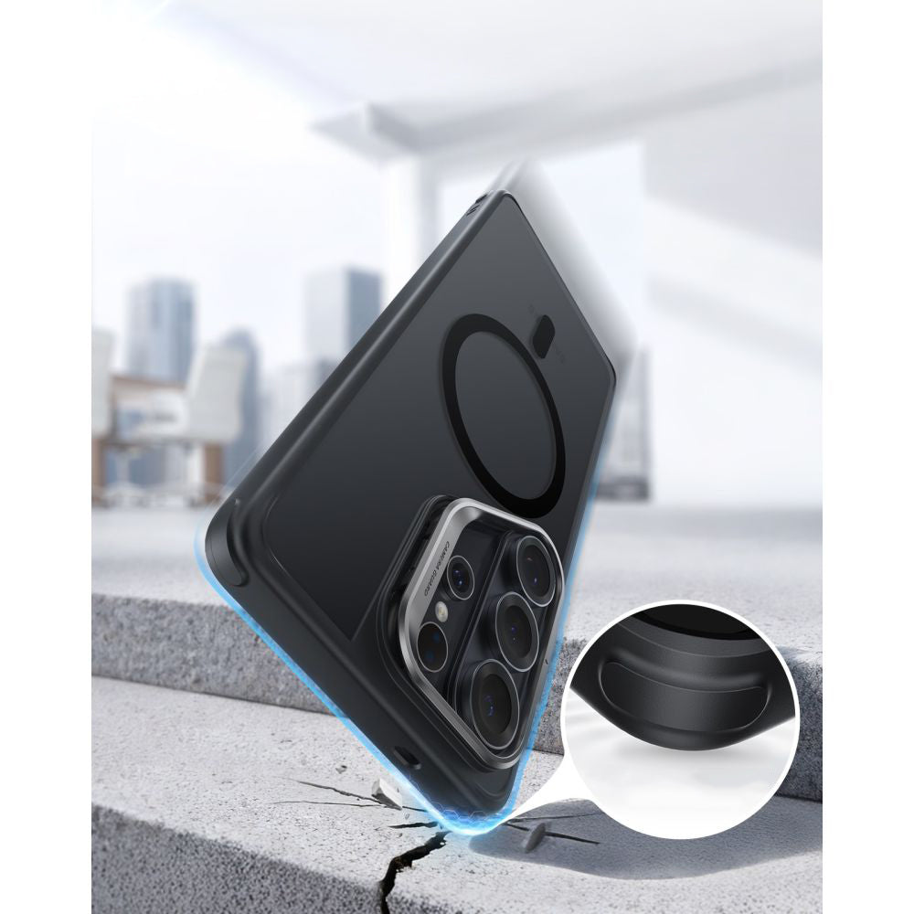 Handyhülle für Galaxy S26 Ultra, ESR Classic Hybrid Kickstand mit MagSafe, mattes Schwarz