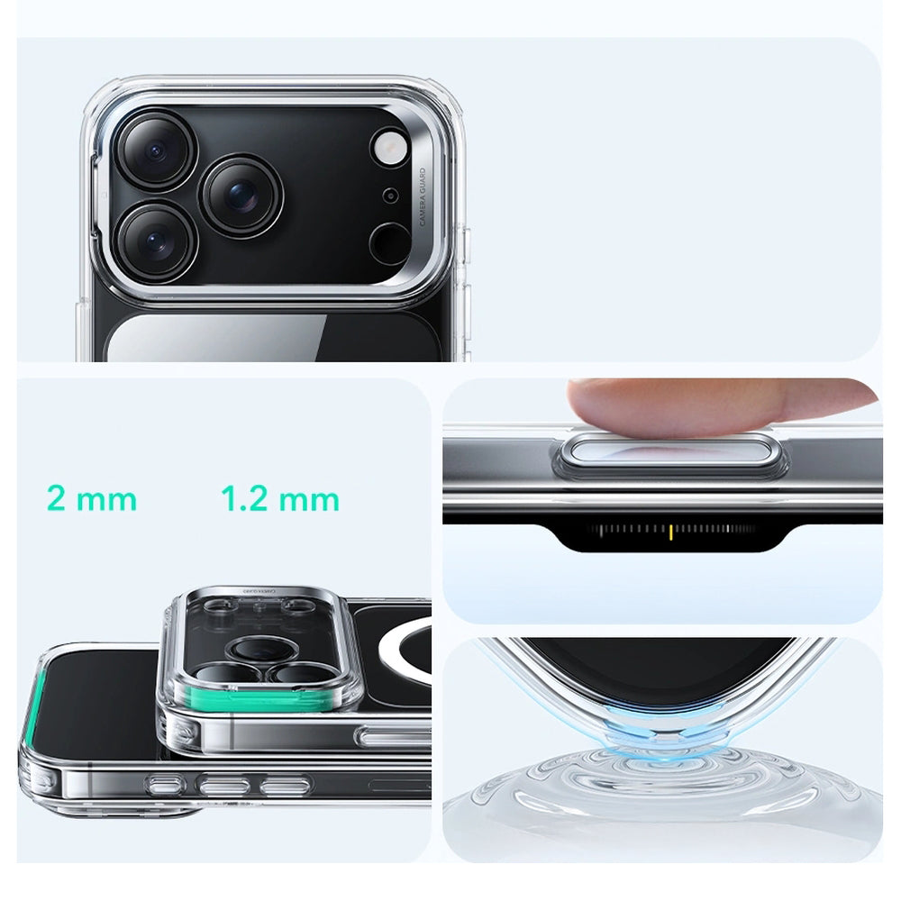 Handyhülle für iPhone 17 Pro Max, ESR Classic Hybrid Kickstand mit MagSafe, Transparent
