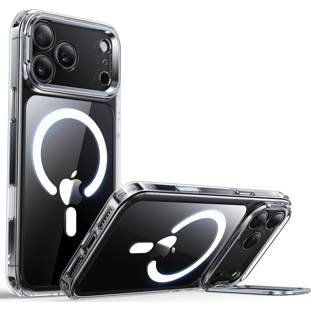 Handyhülle für iPhone 17 Pro Max, ESR Classic Hybrid Kickstand mit MagSafe, Transparent