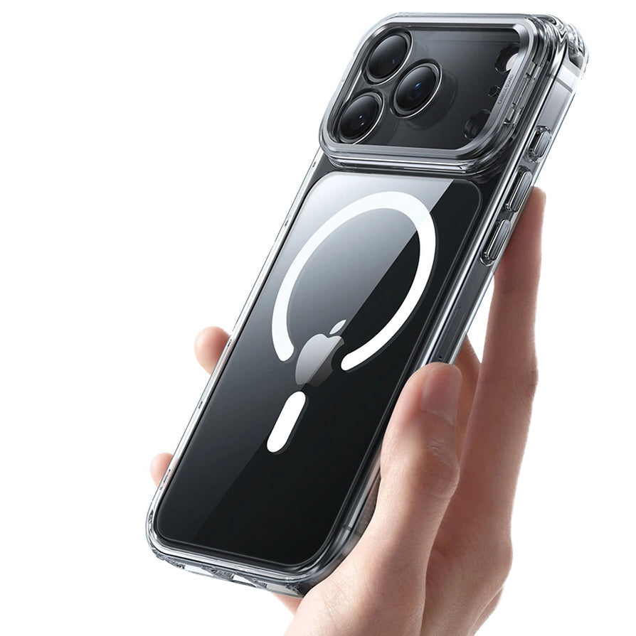 Handyhülle für iPhone 17 Pro Max, ESR Classic Hybrid Kickstand mit MagSafe, Transparent