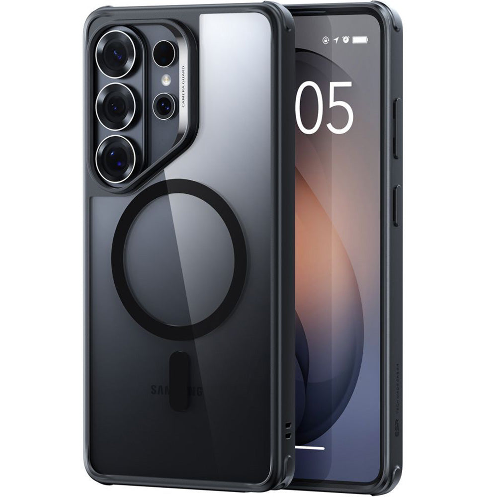Handyhülle für Galaxy S26 Ultra, ESR Classic Hybrid mit MagSafe, Transparent-Schwarz