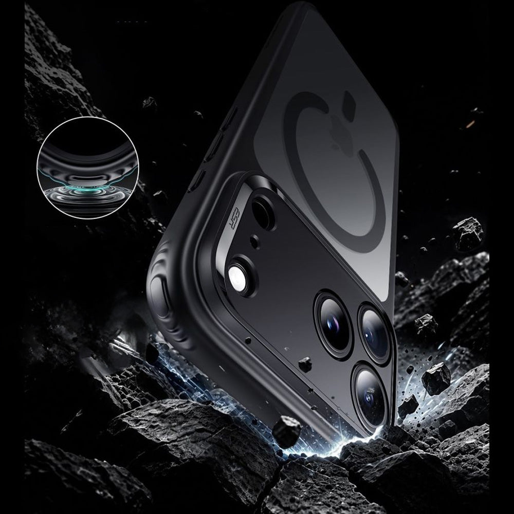 Handyhülle für iPhone 18 Pro Max / 17 Pro Max, ESR Classic Hybrid mit MagSafe, Schwarz-Rauchfarben (4/6)