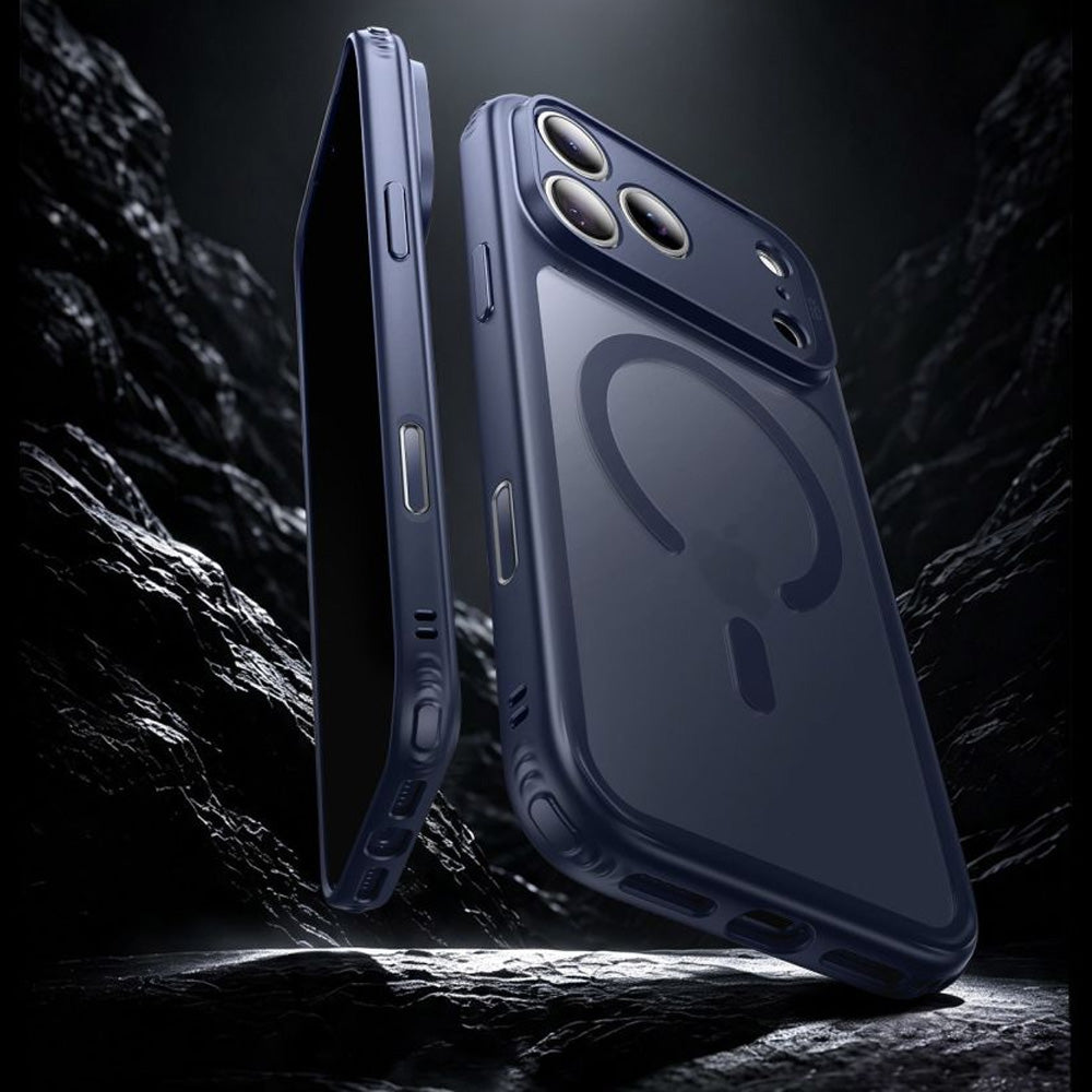 Handyhülle für iPhone 18 Pro Max / 17 Pro Max, ESR Classic Hybrid mit MagSafe, Dunkelblau-Rauchfarben (3/6)