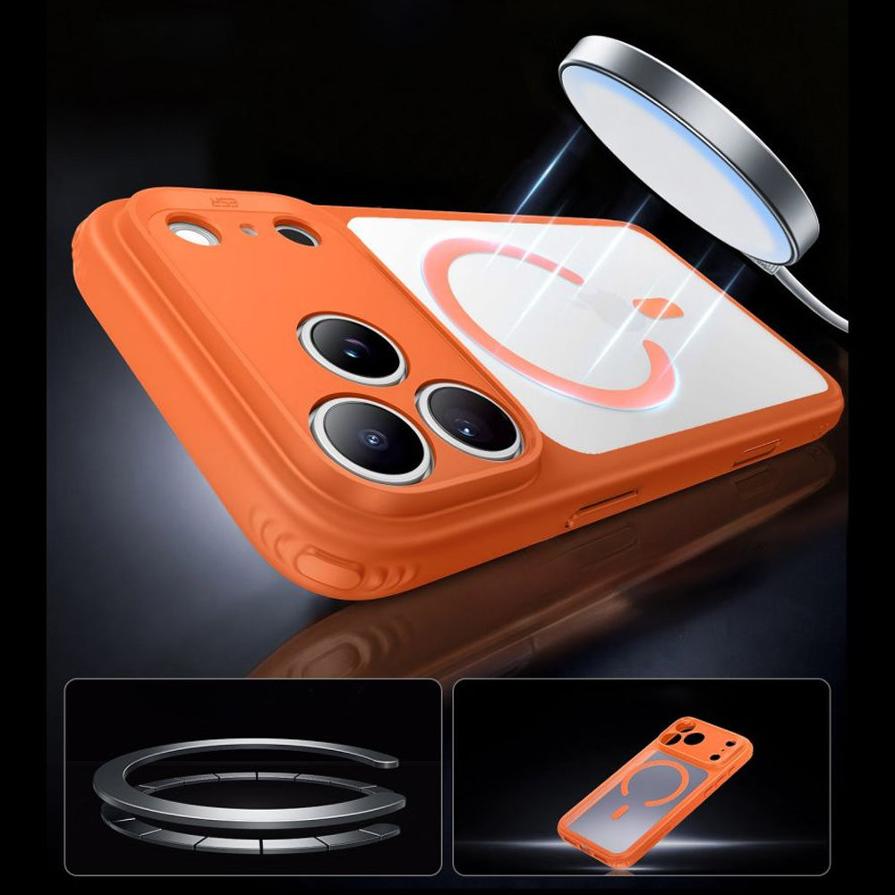Handyhülle für iPhone 18 Pro Max / 17 Pro Max, ESR Classic Hybrid mit MagSafe, Orange-Rauchfarben (6/6)