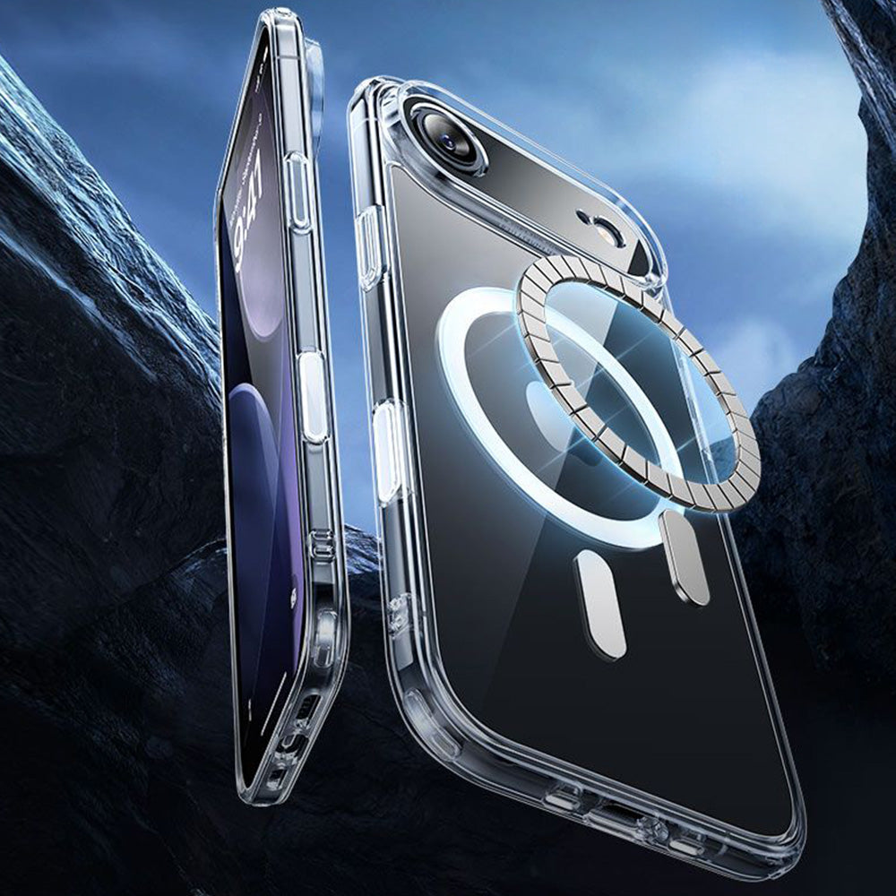 Set Handyhülle, Glas für iPhone Air, ESR Classic Hybrid mit MagSafe & Tempered Glass, Transparent