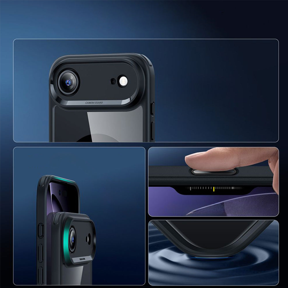 Set Handyhülle, Glas für iPhone Air, ESR Classic Hybrid mit MagSafe & Tempered Glass, Schwarz und Transparent