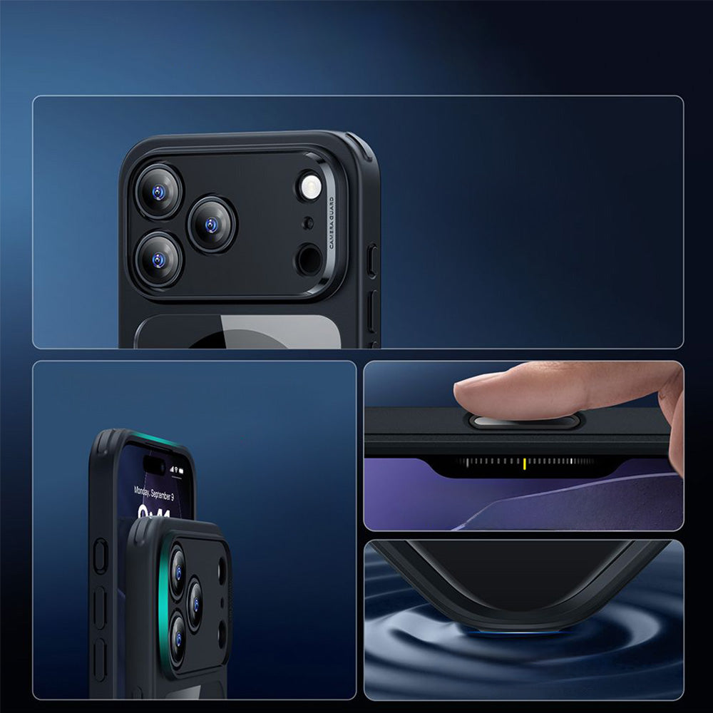 Set Handyhülle, Glas für iPhone 17 Pro, ESR Classic Hybrid mit MagSafe & Tempered Glass, Schwarz und Transparent