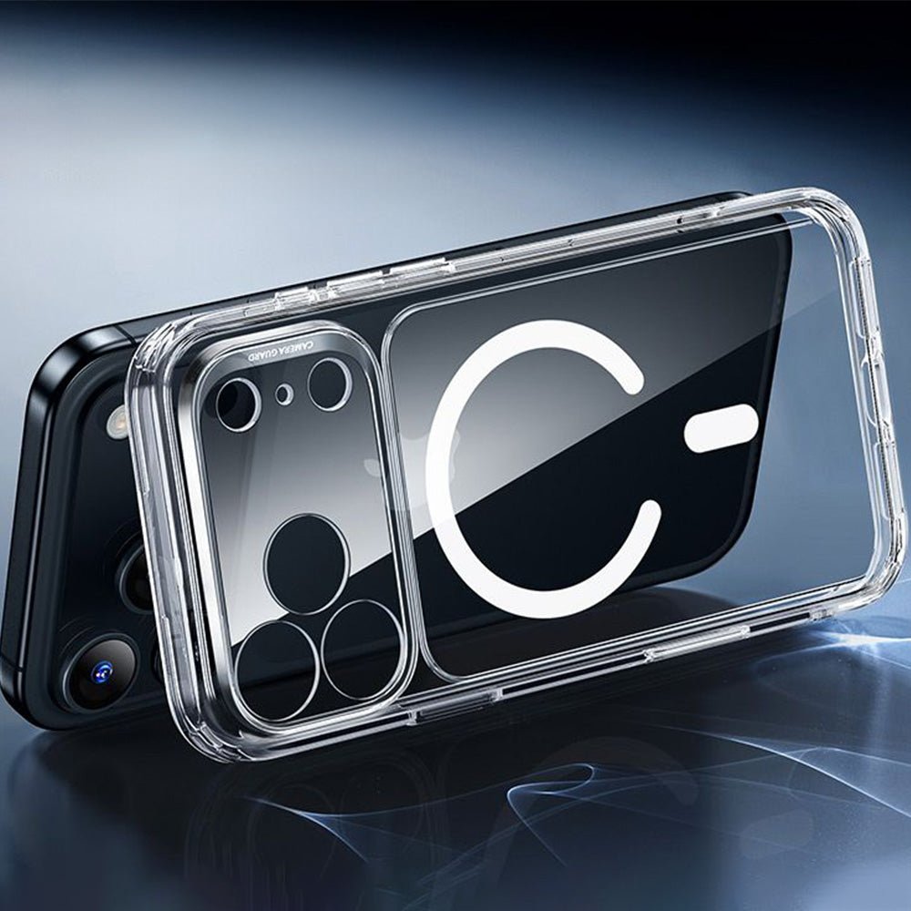 Set Handyhülle, Glas für iPhone 17 Pro Max, ESR Classic Hybrid mit MagSafe & Tempered Glass, Transparent