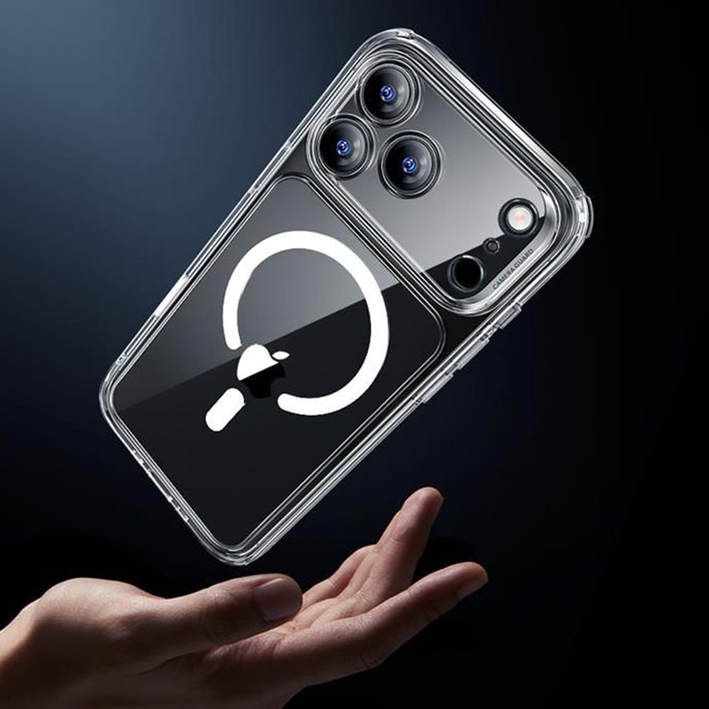 Set Handyhülle, Glas für iPhone 17 Pro Max, ESR Classic Hybrid mit MagSafe & Tempered Glass, Transparent