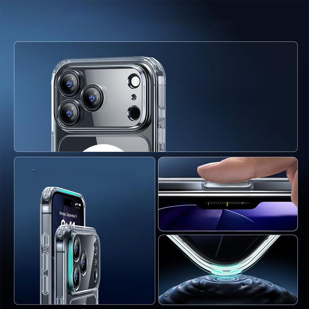 Set Handyhülle, Glas für iPhone 17 Pro Max, ESR Classic Hybrid mit MagSafe & Tempered Glass, Transparent