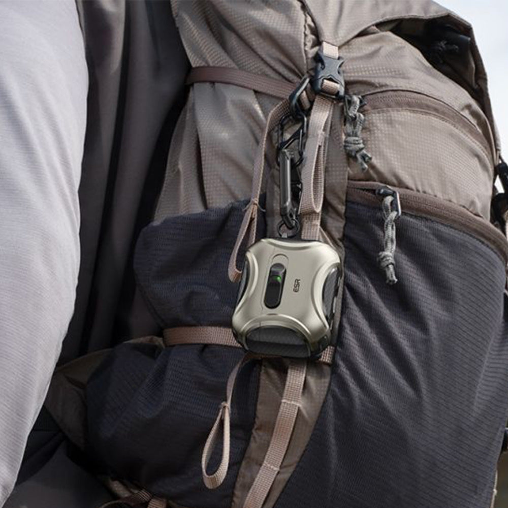 Schutzhülle für AirPods Pro 3, ESR Cyber FlickLock Halolock mit MagSafe, Titan