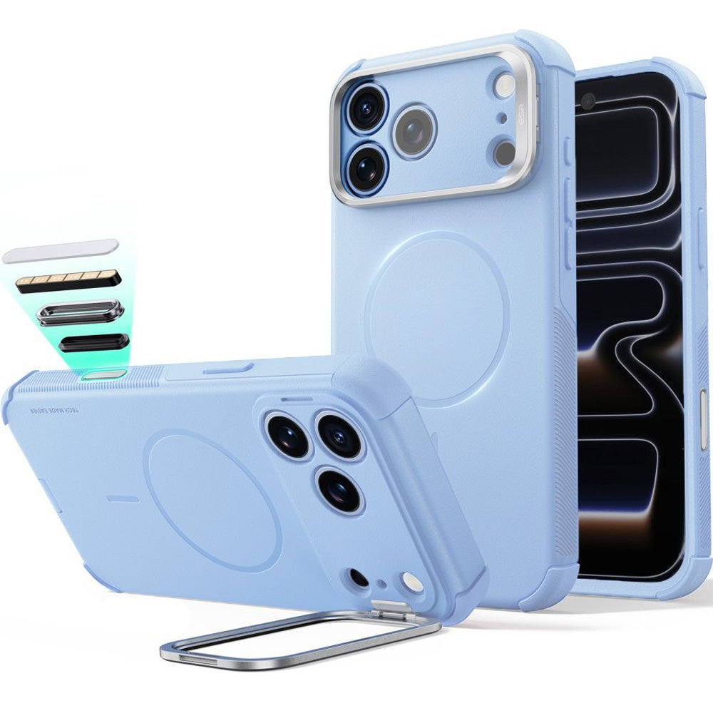 Handyhülle für iPhone 18 Pro / 17 Pro, ESR Cyber Tough Case Kickstand mit MagSafe, Hellblau (1/7)