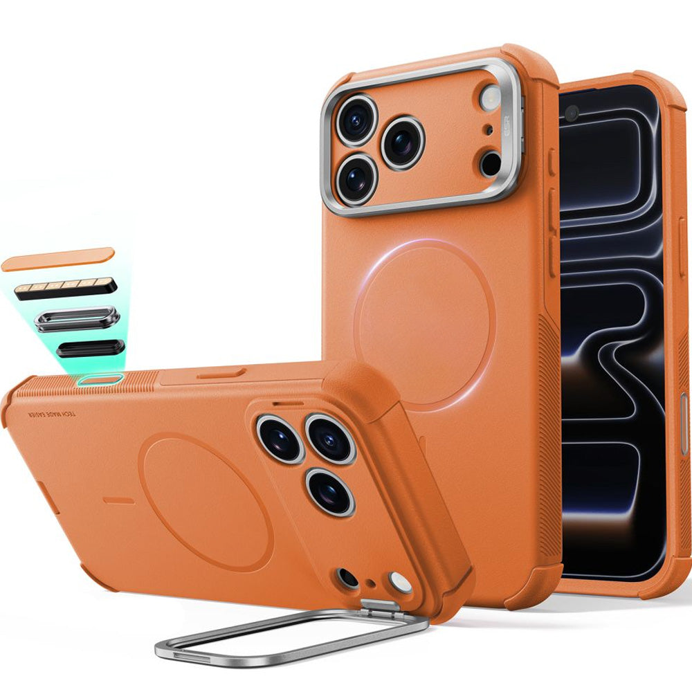 Handyhülle für iPhone 18 Pro / 17 Pro, ESR Cyber Tough Case Kickstand mit MagSafe, Orange (1/8)