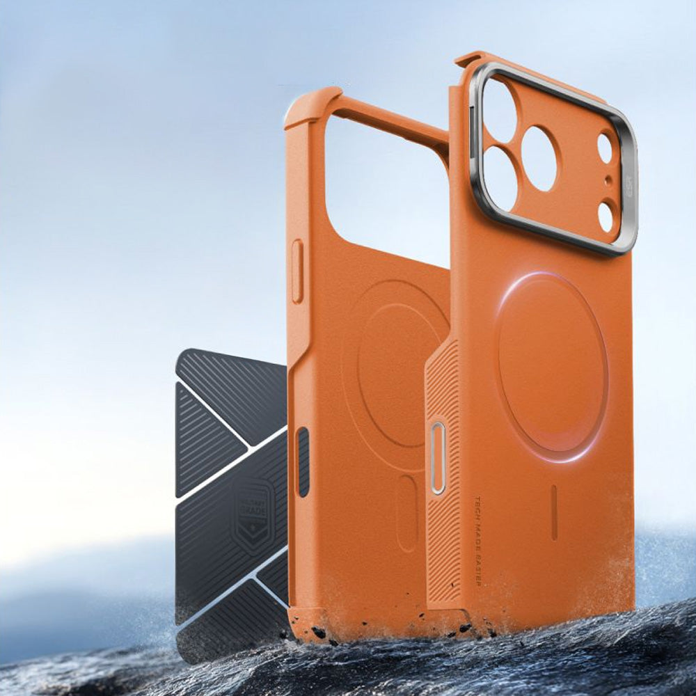 Handyhülle für iPhone 18 Pro / 17 Pro, ESR Cyber Tough Case Kickstand mit MagSafe, Orange (4/8)