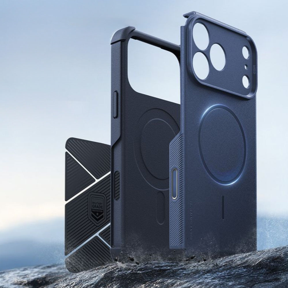 Handyhülle für iPhone 18 Pro / 17 Pro, ESR Cyber Tough Case mit MagSafe, Dunkelblau (4/6)