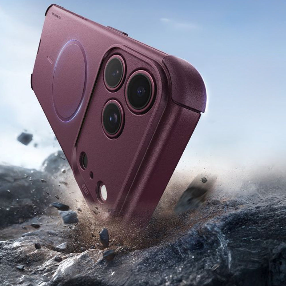 Handyhülle für iPhone 18 Pro Max / 17 Pro Max, ESR Cyber Tough Case mit MagSafe, Burgunderrot (2/6)