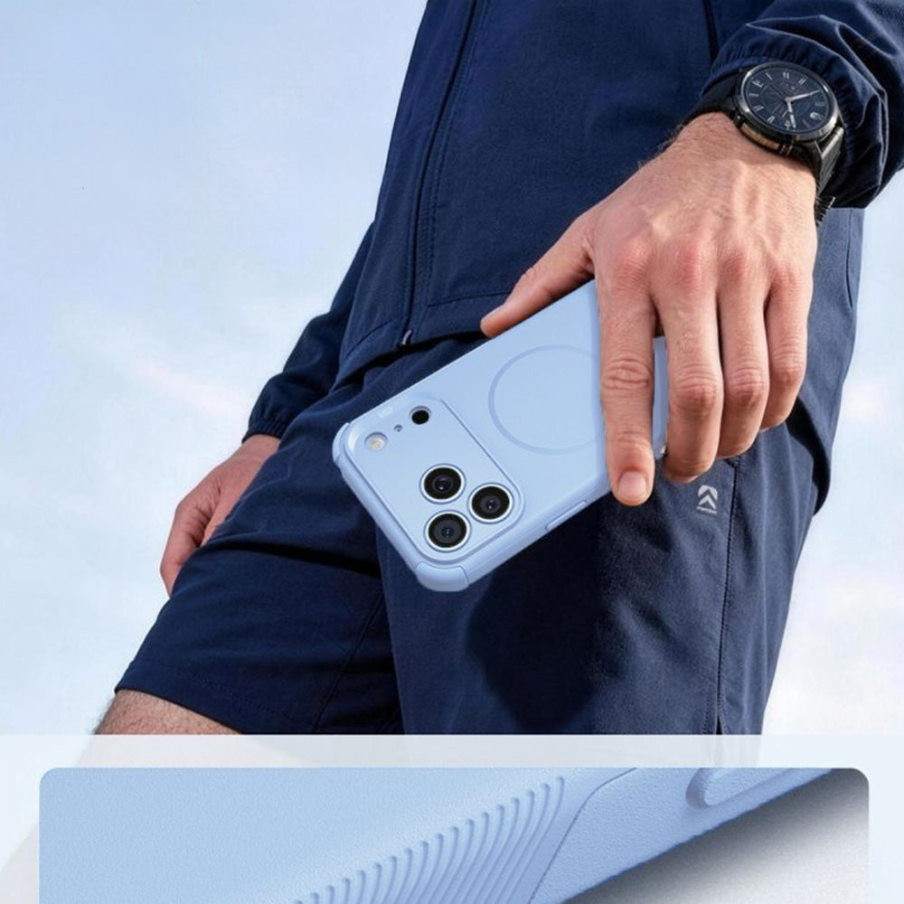 Handyhülle für iPhone 18 Pro Max / 17 Pro Max, ESR Cyber Tough Case mit MagSafe, Blau (4/6)