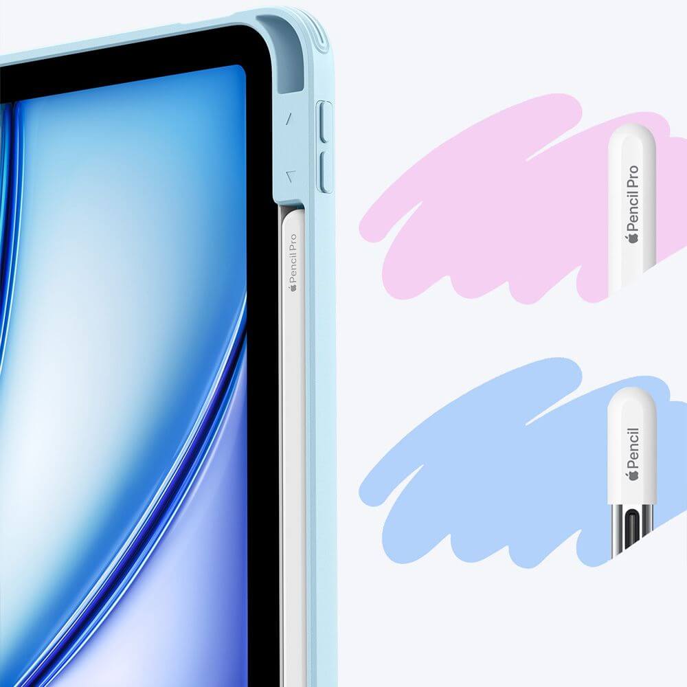 Schutzhülle mit Klappe für iPad Air 11" / 10.9" 2020-2026, ESR Flip Hybrid, Hellblau