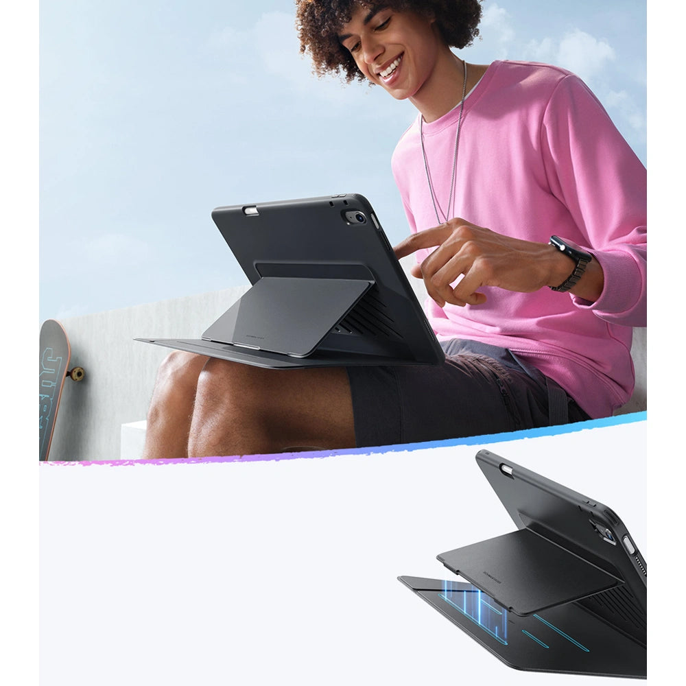 Schutzhülle für iPad Air 13" 2025 / 2024, ESR Flip Hybrid, Schwarz