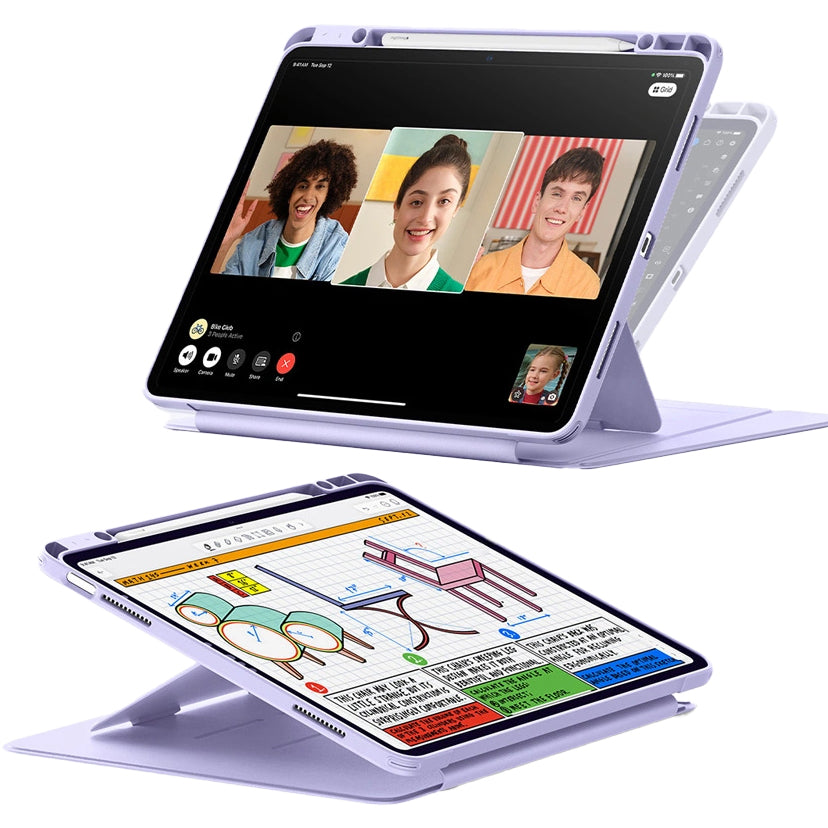 Schutzhülle für iPad Air 13" 2025 / 2024, ESR Flip Hybrid, Violett