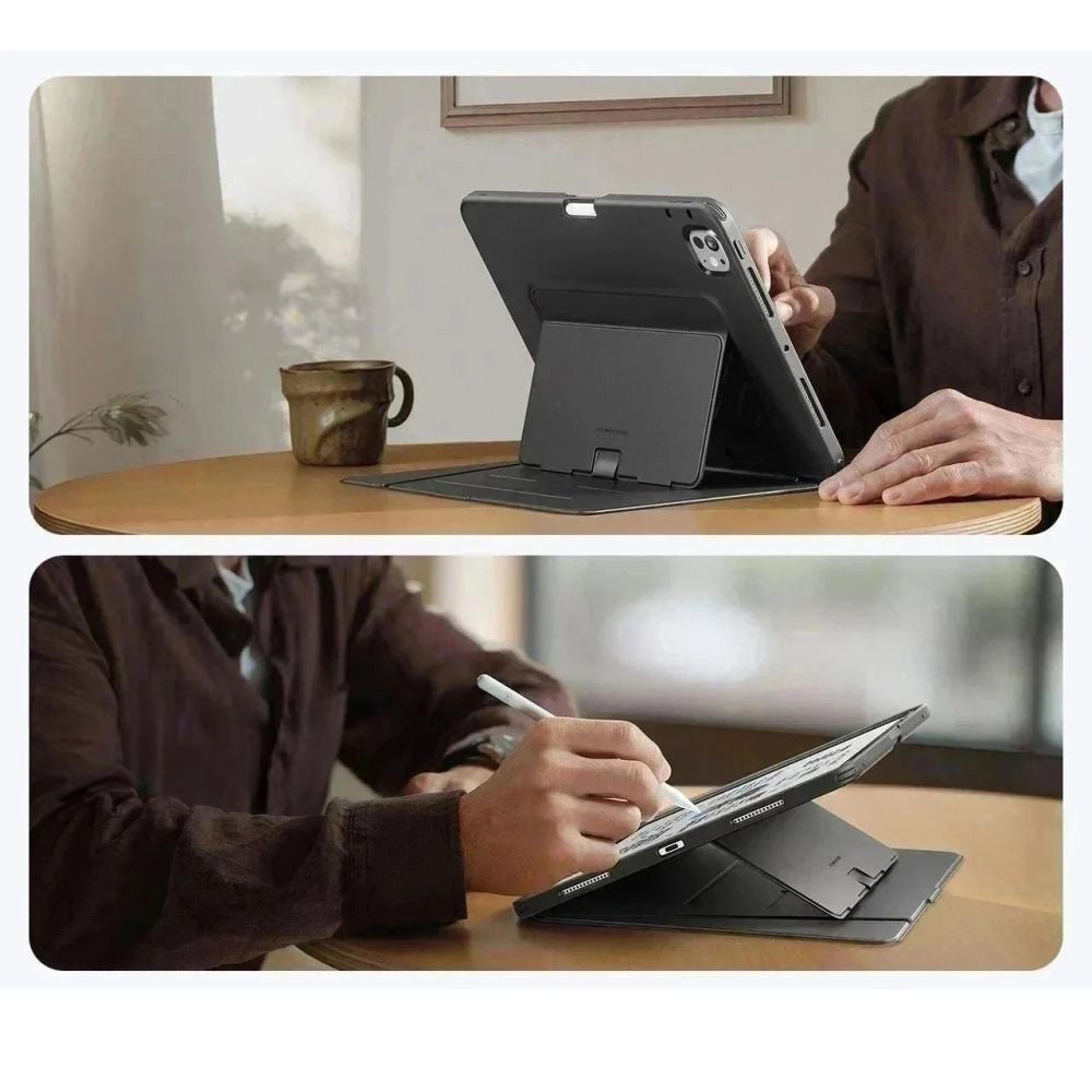 Schutzhülle mit Klappe für iPad Pro 13" 7/8 2025/2024, ESR Flip Hybrid, Schwarz