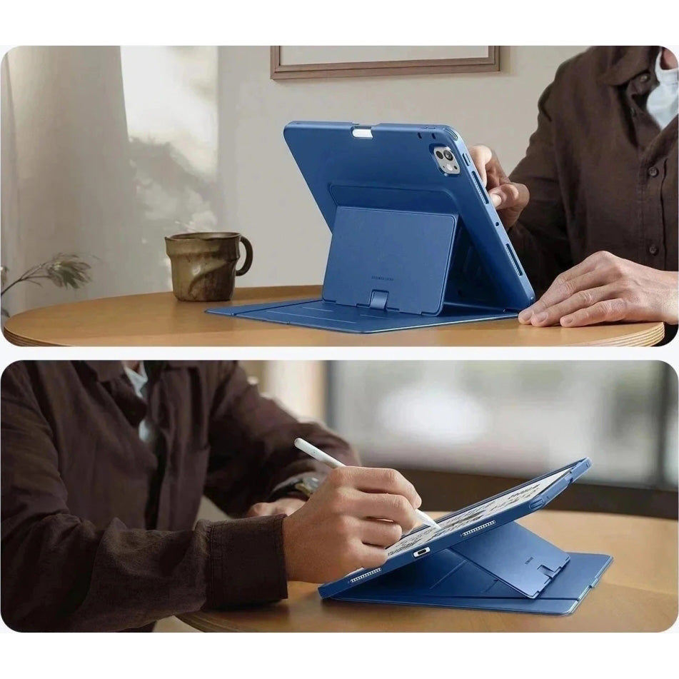 Schutzhülle mit Klappe für iPad Pro 13" 7/8 2025/2024, ESR Flip Hybrid, Dunkelblau