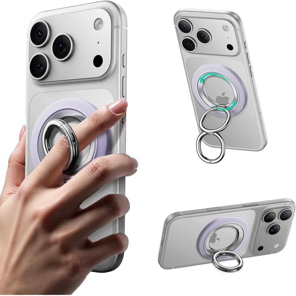 ESR Halolock 360 MagSafe Phone Ring Stand magnetischer Fingerhalter, Violett