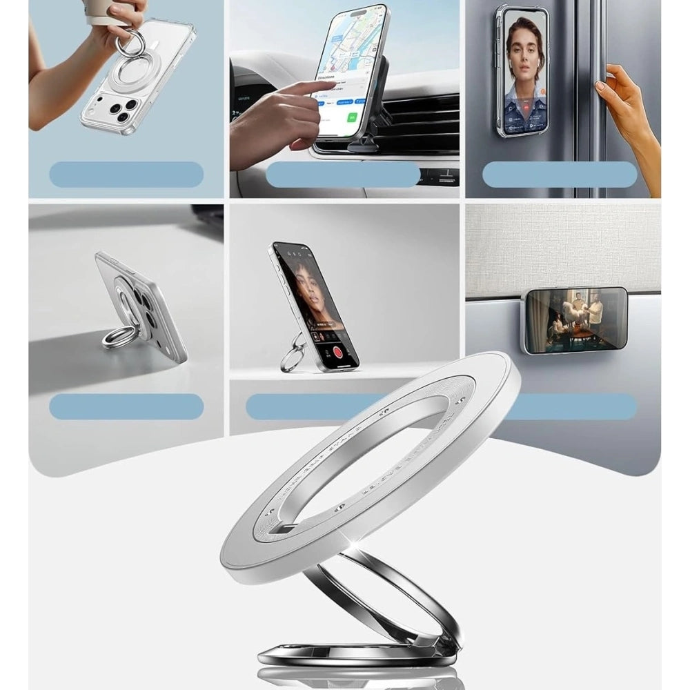 ESR Halolock 360 MagSafe Phone Ring Stand magnetischer Fingerhalter, Weiß