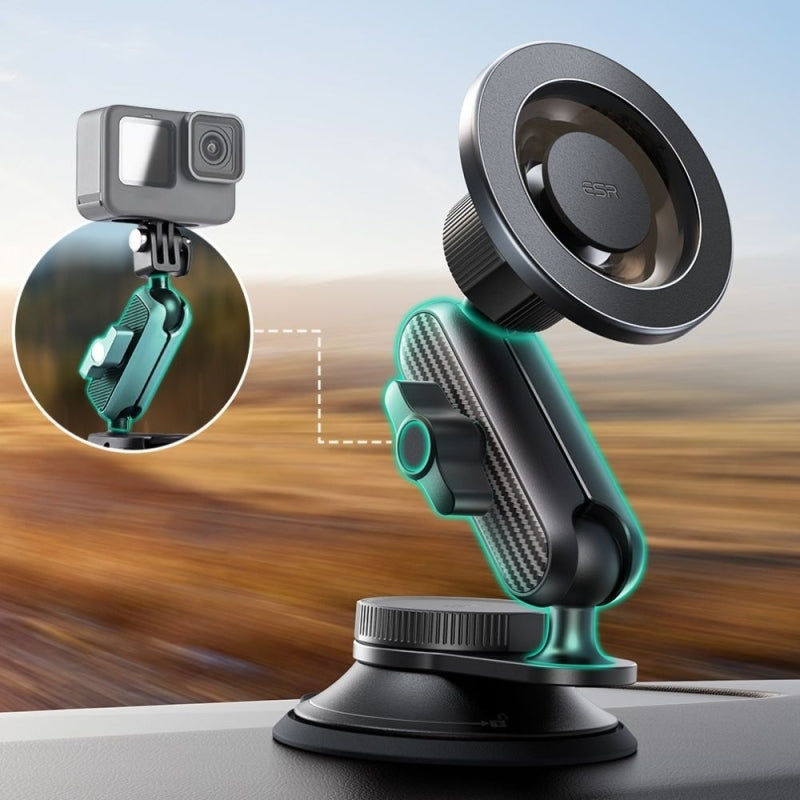 Magnetischer Autohalter für Mobiltelefone für MagSafe ESR Omnilock, Schwarz