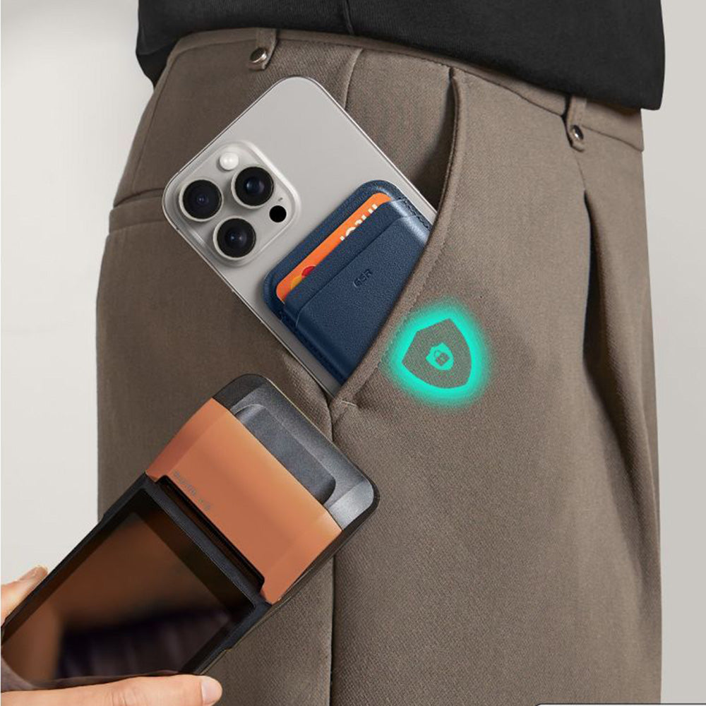 Kartenhalter mit RFID-Schutz, ESR Magnetic Wallet mit MagSafe, Dunkelblau (10/11)