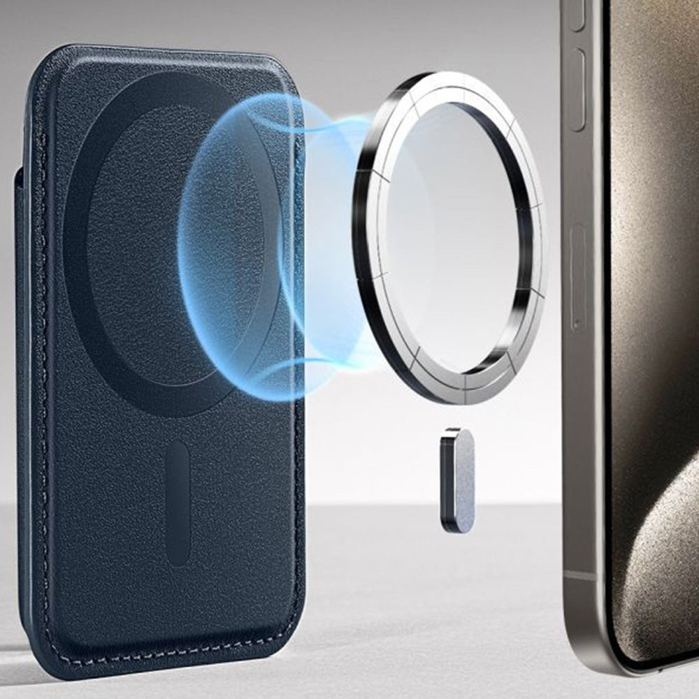 Kartenhalter mit RFID-Schutz, ESR Magnetic Wallet mit MagSafe, Dunkelblau (11/11)