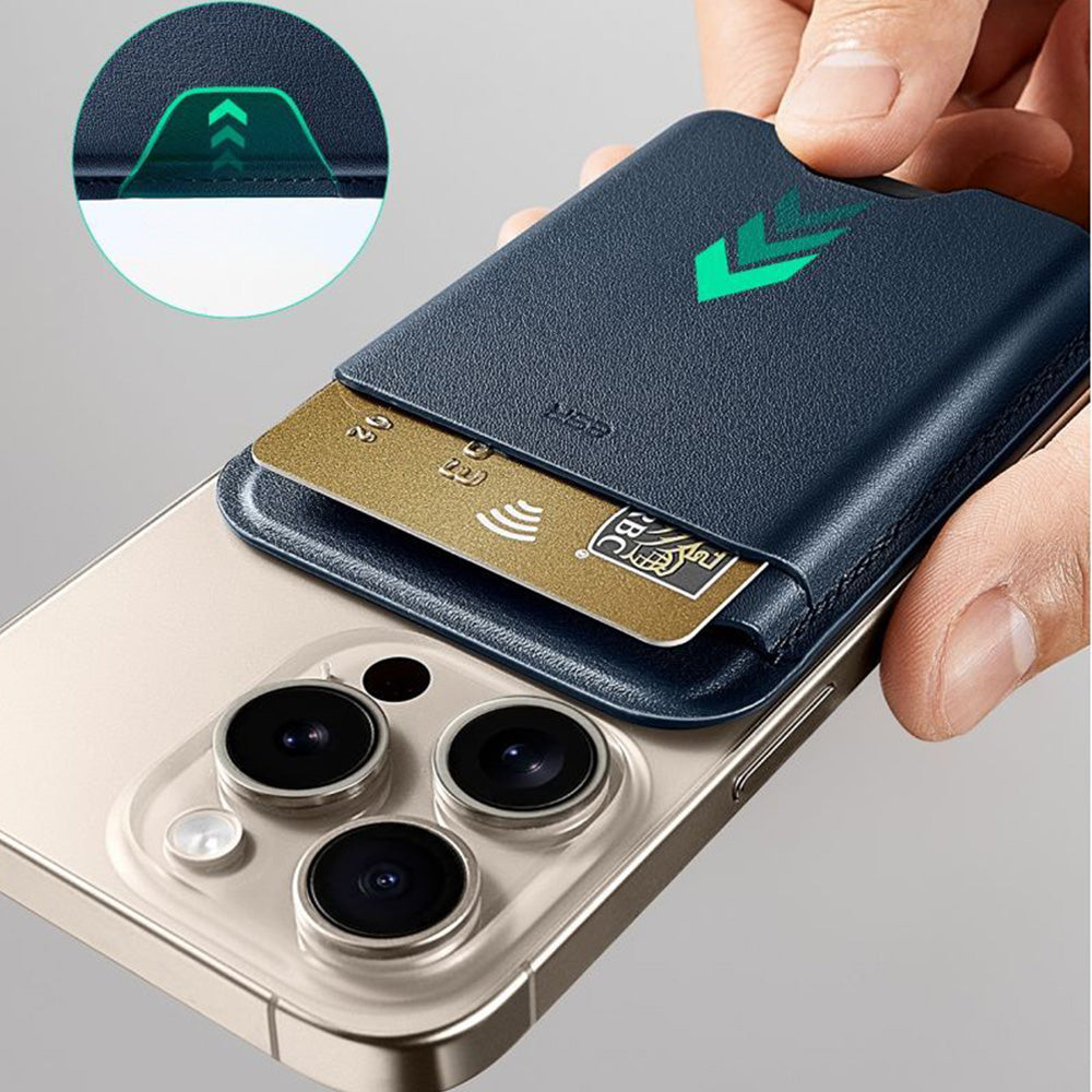 Kartenhalter mit RFID-Schutz, ESR Magnetic Wallet mit MagSafe, Dunkelblau (8/11)