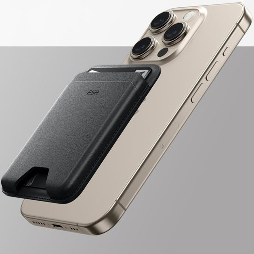 Kartenhalter mit RFID-Schutz, ESR Magnetic Wallet mit MagSafe, Schwarz (10/11)