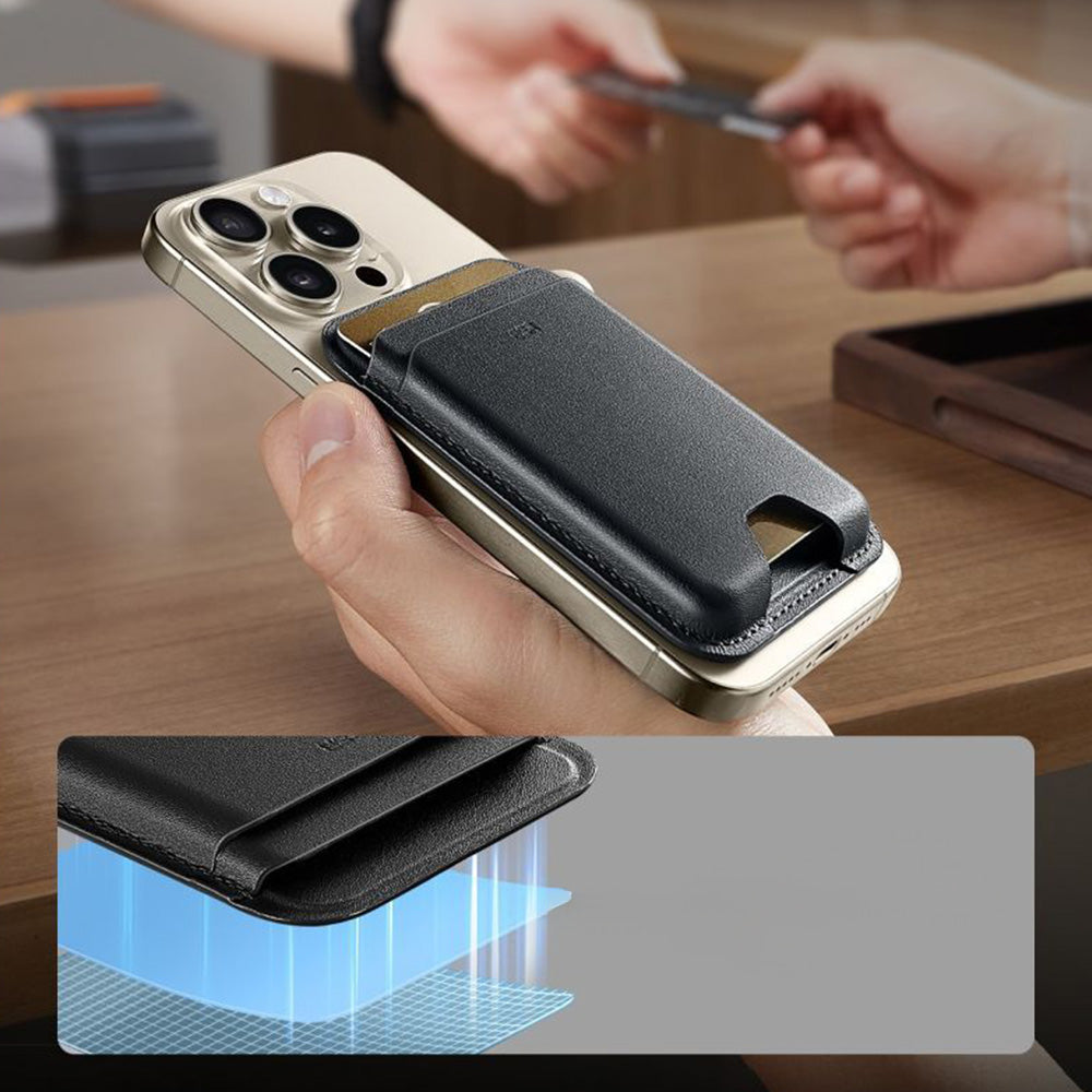 Kartenhalter mit RFID-Schutz, ESR Magnetic Wallet mit MagSafe, Schwarz (8/11)