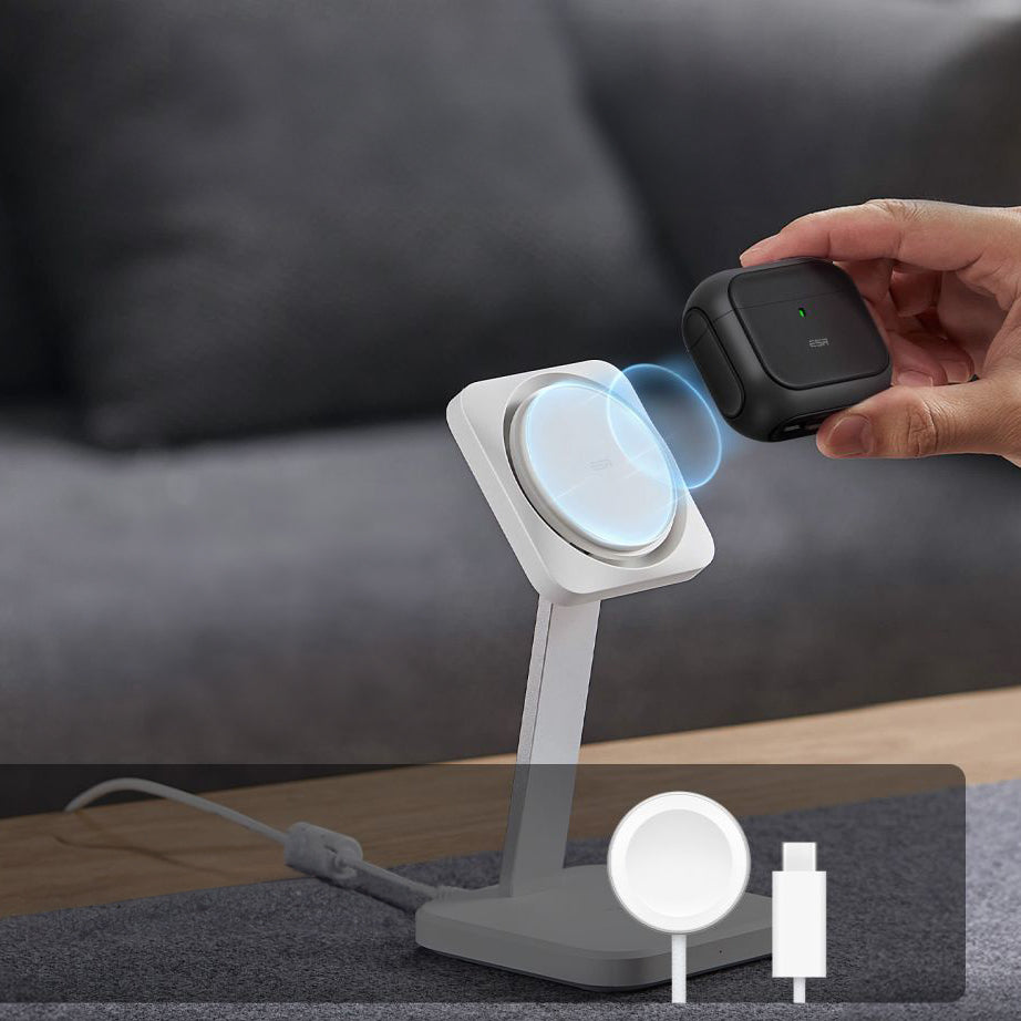 Schutzhülle ESR Orbit HaloLock MagSafe für AirPods 4, Schwarz