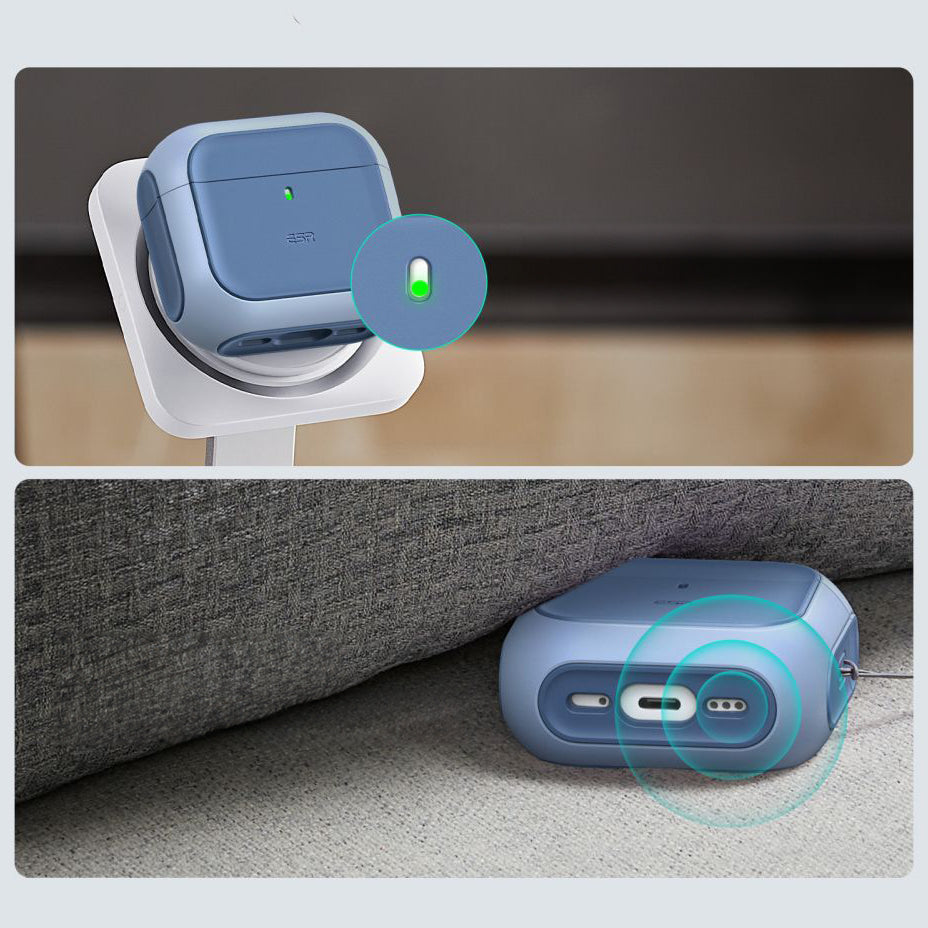 Schutzhülle ESR Orbit HaloLock MagSafe für AirPods 4, Blau