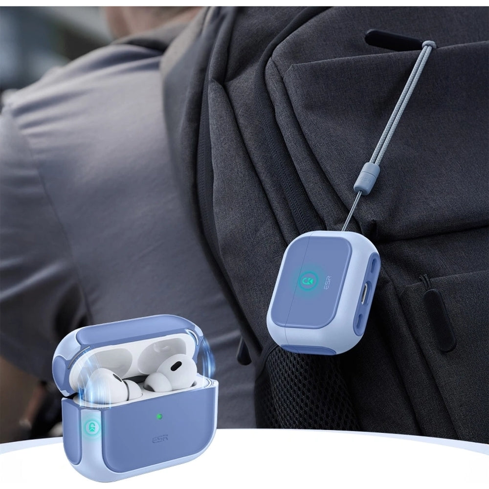 Schutzhülle ESR Orbit HaloLock MagSafe für AirPods Pro 3, Blau