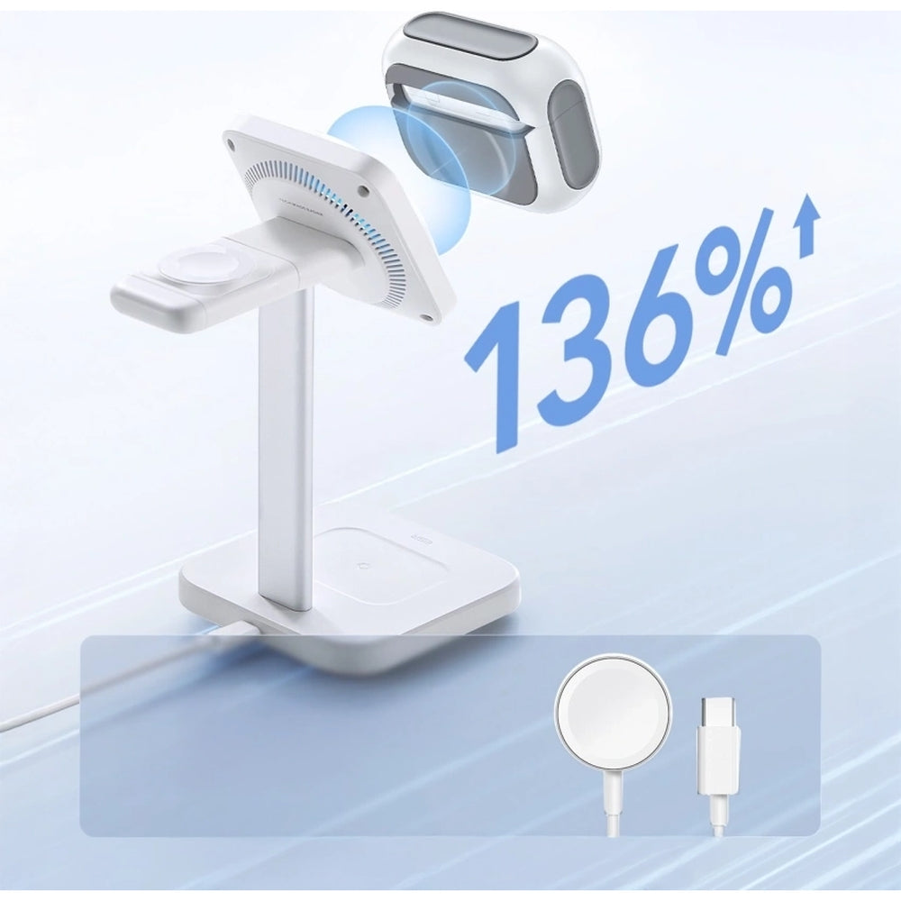 Schutzhülle ESR Orbit HaloLock MagSafe für AirPods Pro 3, Weiß