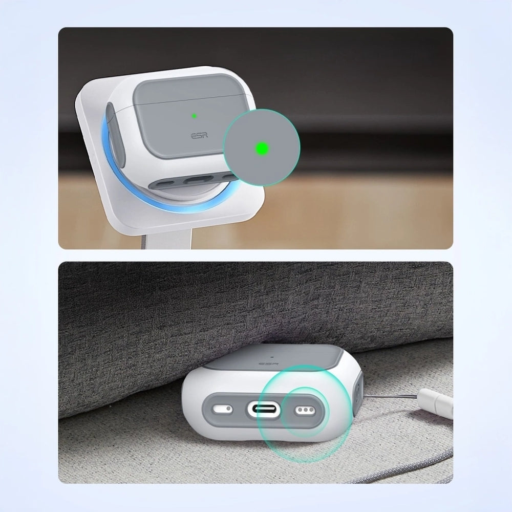 Schutzhülle ESR Orbit HaloLock MagSafe für AirPods Pro 3, Weiß