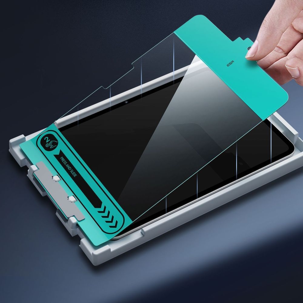 Gehärtetes Glas für Schutzhülle für iPad Air 13" 2025 / 2024, ESR Tempered Glass mit Applikator, 2 Stück