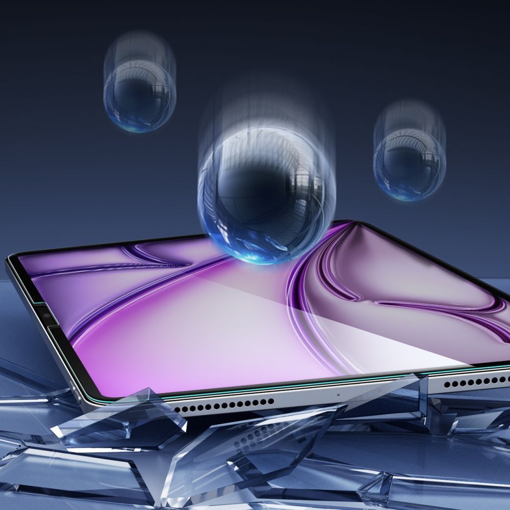 Gehärtetes Glas für Schutzhülle für iPad Air 13" 2025 / 2024, ESR Tempered Glass mit Applikator, 2 Stück