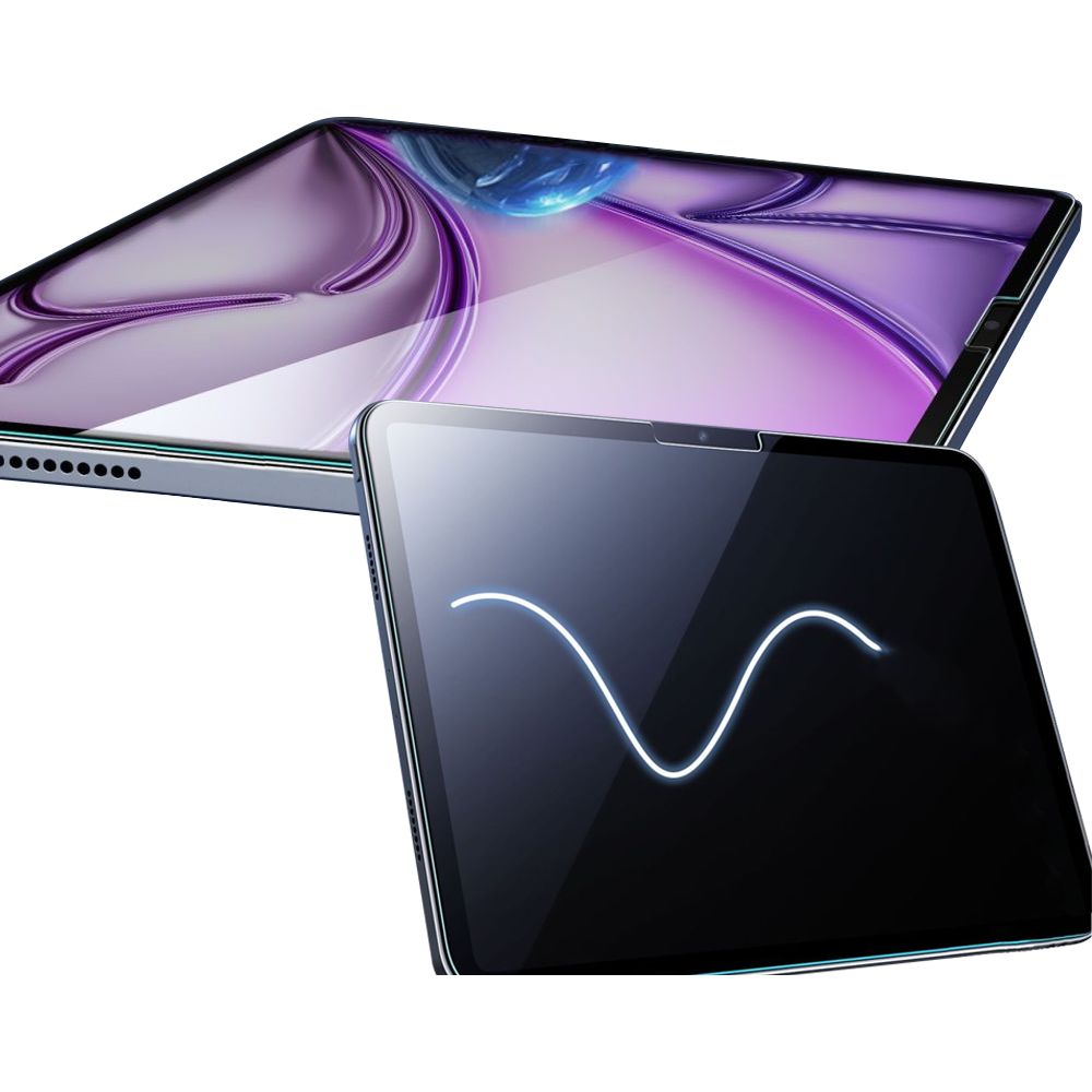 Gehärtetes Glas für Schutzhülle für iPad Air 13" 2025 / 2024, ESR Tempered Glass mit Applikator, 2 Stück