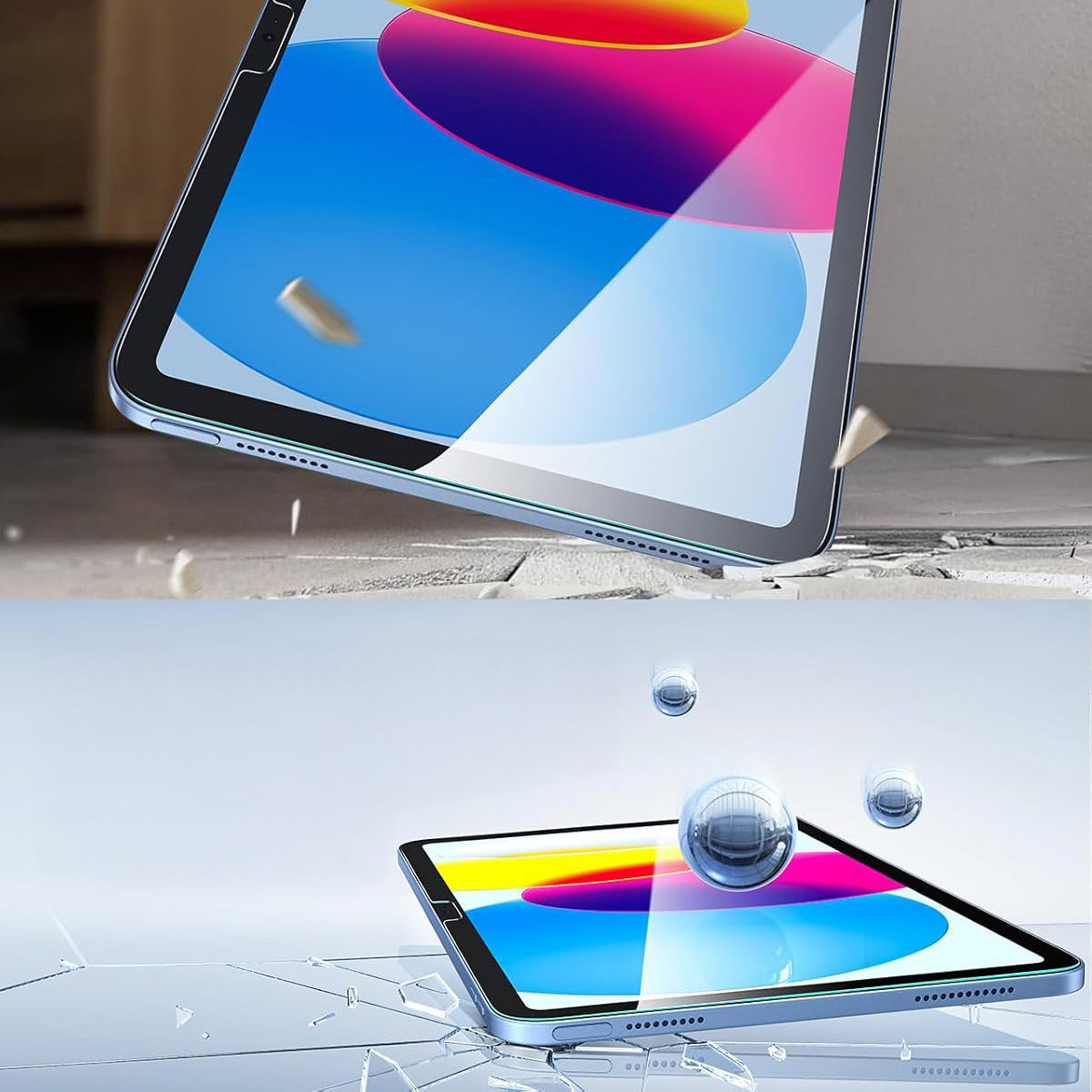 Gehärtetes Glas für Schutzhülle für iPad 11 / 10 gen. 2025 / 2022, ESR Tempered Glass