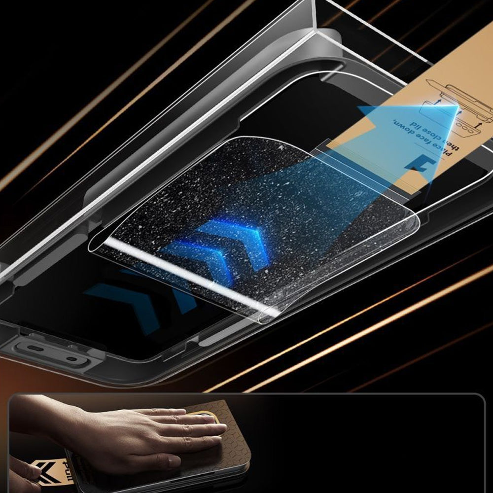 Gehärtetes Glas mit Positionierungsrahmen für Galaxy S26 Ultra, ESR Ultrafit Armorite Pro Tempered Glass